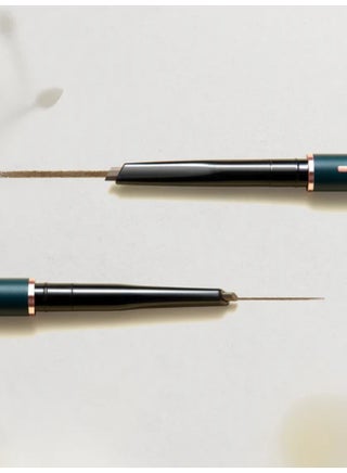Luodai Floral Eyebrow Pencil (Chisel Tip 1+1) | MF05 Taupe | 0.16 grams - view 3
