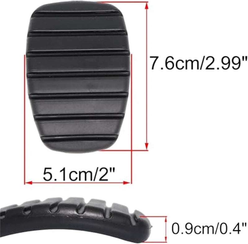 Wivplex Black Clutch Pedal Pad Cover - Image 5