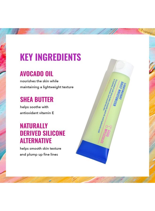 مرطب يومي خفيف الوزن من Good Molecules - لوشن مرطب للوجه بزيت الأفوكادو وزبدة الشيا ومضادات الأكسدة - عناية بالبشرة مضادة للشيخوخة للوجه - Image 3