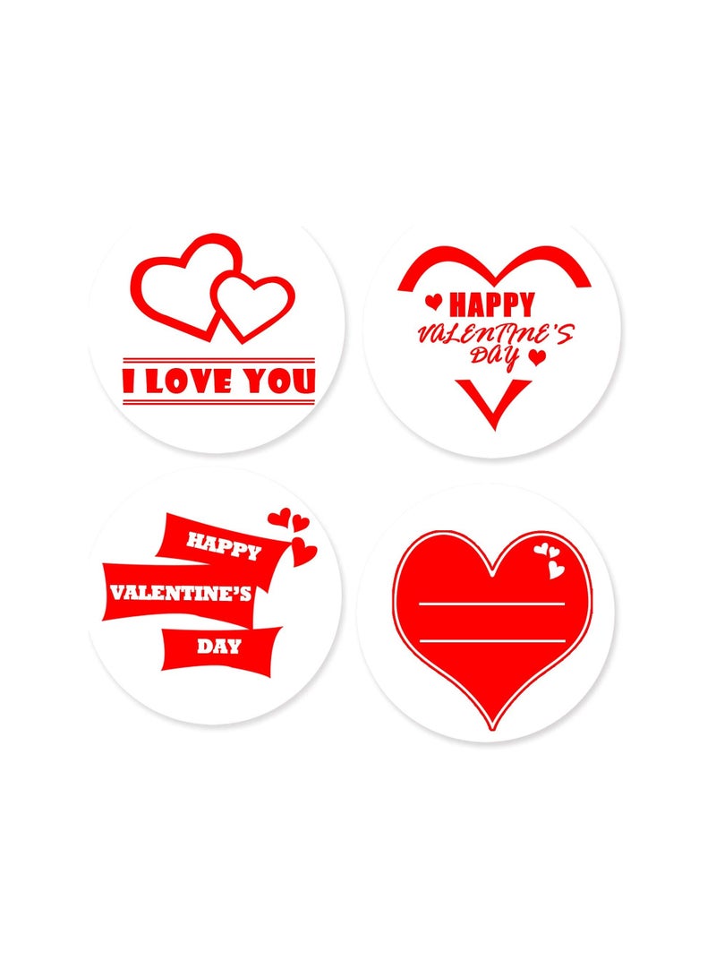 UP TO DATE Label Happy Valentine's Day Stickers - Image 2