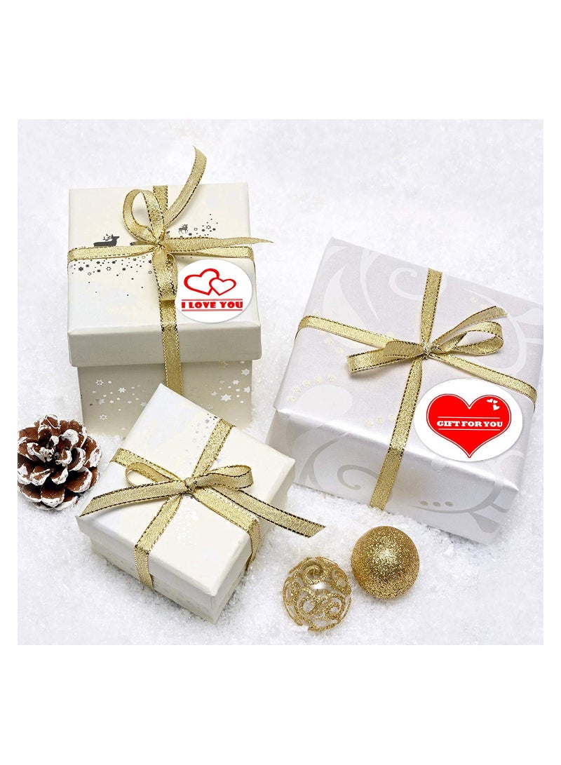 UP TO DATE Label Happy Valentine's Day Stickers - Image 3