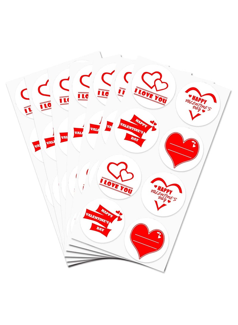 UP TO DATE Label Happy Valentine's Day Stickers - Image 4