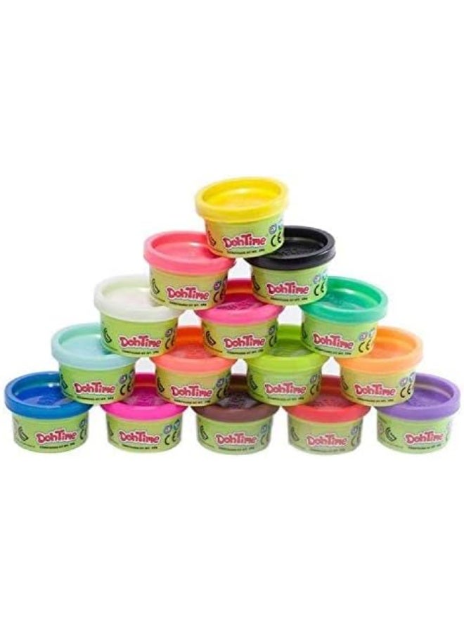 DOH TIME Party Bag Variety Pack 15 Dough Pots - Image 2