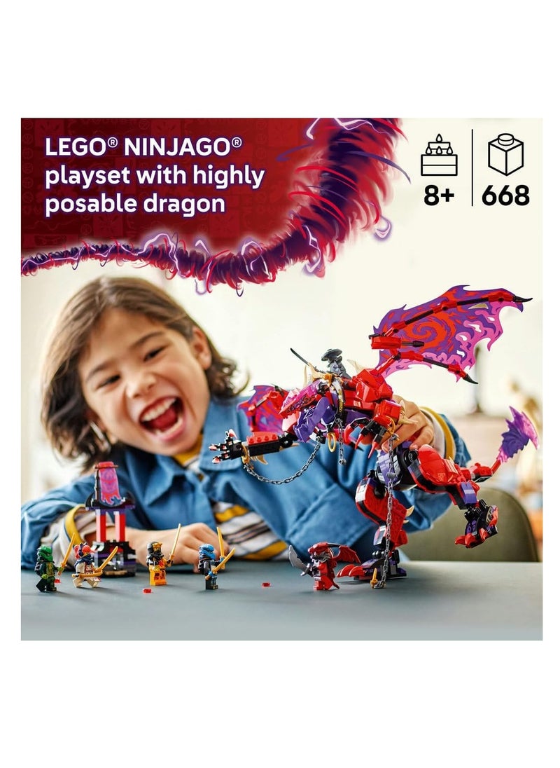 LEGO LEGO Ninjago Thunderfang Dragon Of Chaos, Building Toy Set 71832  - Image 3