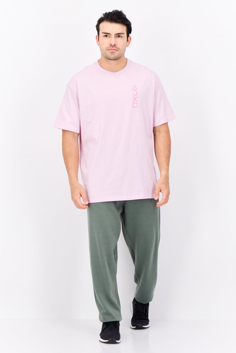 Puma x PlayStation Men Sportswear Fit Short Sleeves Outdoor T-Shirt, Lavender - Image 2