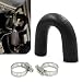 yorpyep Car Hose with Clamp Heater Core Crossover Coolant Bypass Hose Kit Sealing Flexible Replacement OEM 551699 Compatible with LS1 LSX LS2 LS3 LQ4 LQ9 Engines Black - Image 2