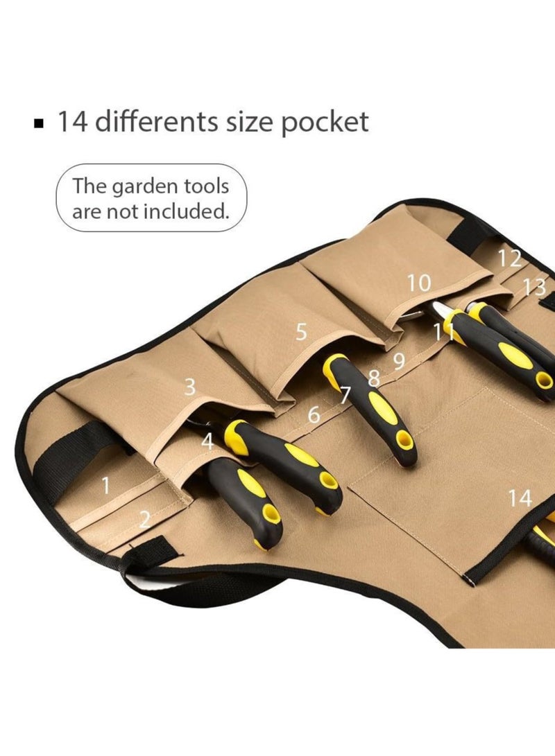 general Waterproof Garden Tool Apron with Tool Pockets fit for Gardening Workers mechanics, machinists, artists, chefs, tattoo, barbers, bartenders, gardener and more - Image 4