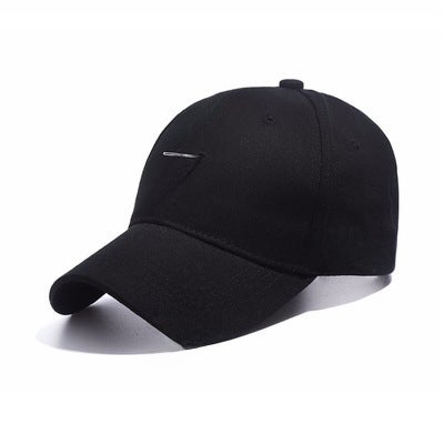 Kids Baseball Cap Hip Hop Dance Spring Fall Black iron ring cap