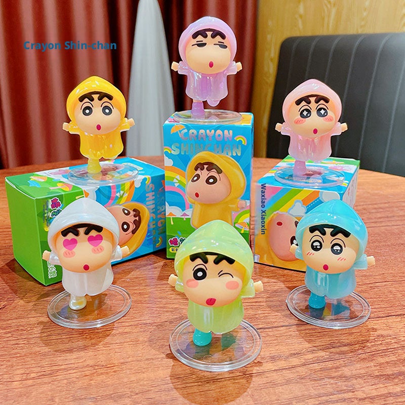 Crayon Shin-chan Car Keychain Ornament - Assorted Colors - Image 2