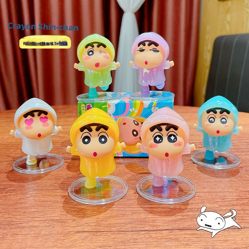 Crayon Shin-chan Car Keychain Ornament - Assorted Colors - Image 1