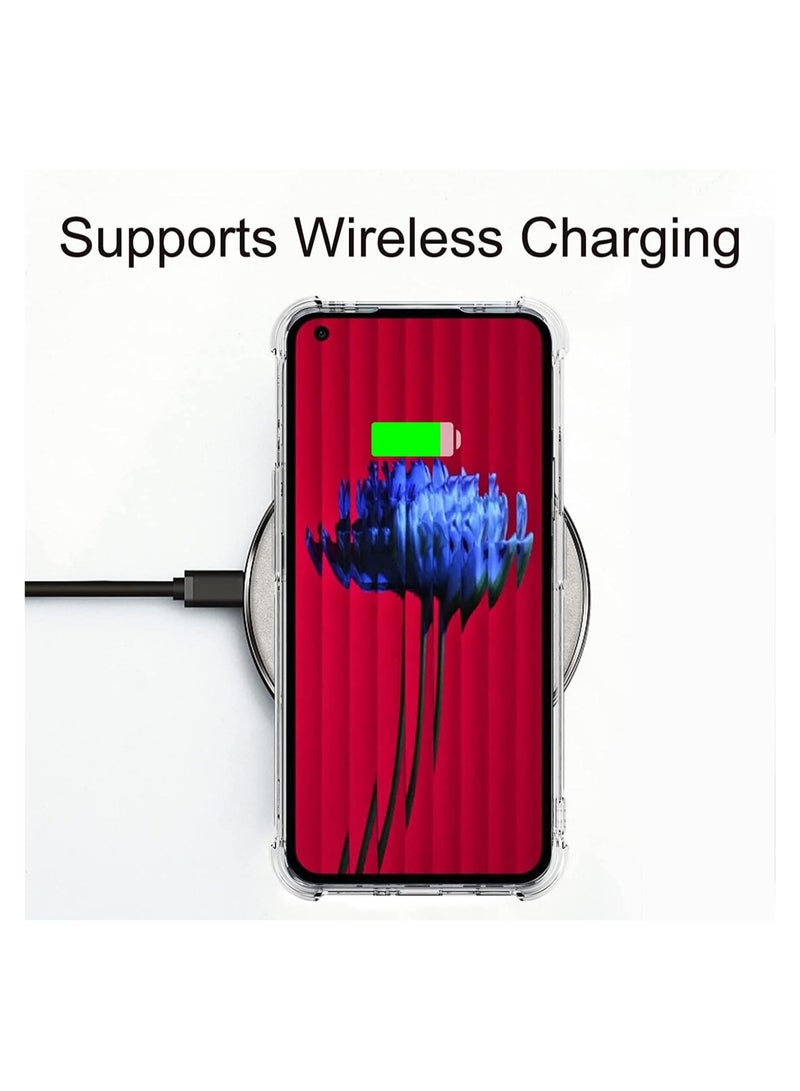 ELTRAZONE Nothing Phone 1 Case Clear Transparent with 2pcs Screen Protector Reinforced Corners TPU Shock-Absorption Flexible Cell Phone Cover - Image 2