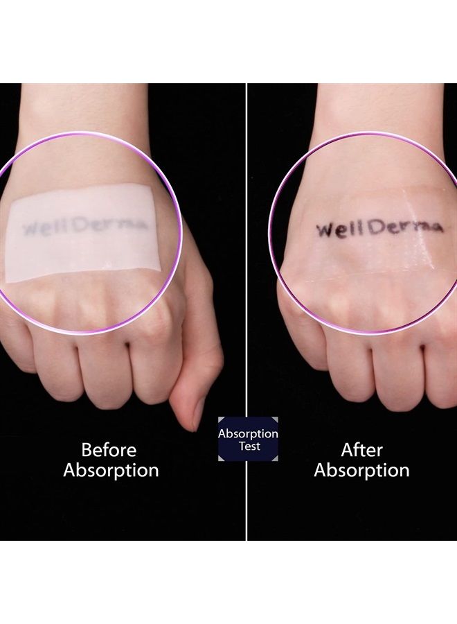 Wellderma قناع كولاجين سافير بريميوم 4 شيت مضاد للشيخوخة، قناع هيدروجيل مرطب ومشرق، عناية مكثفة ضد التجاعيد والتماسك - Image 5