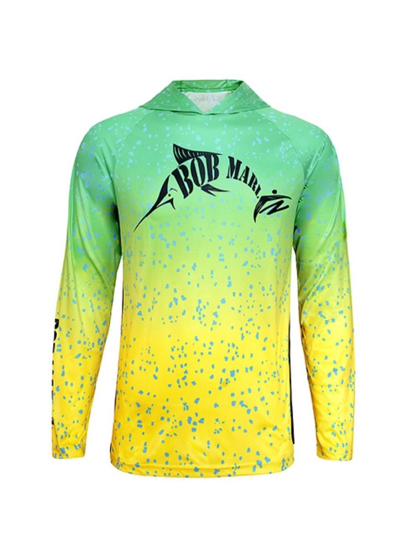 BOB MARLIN - Marlin Upf50 Long Sleeve Performance Hoody Bob Mahi - Image 1
