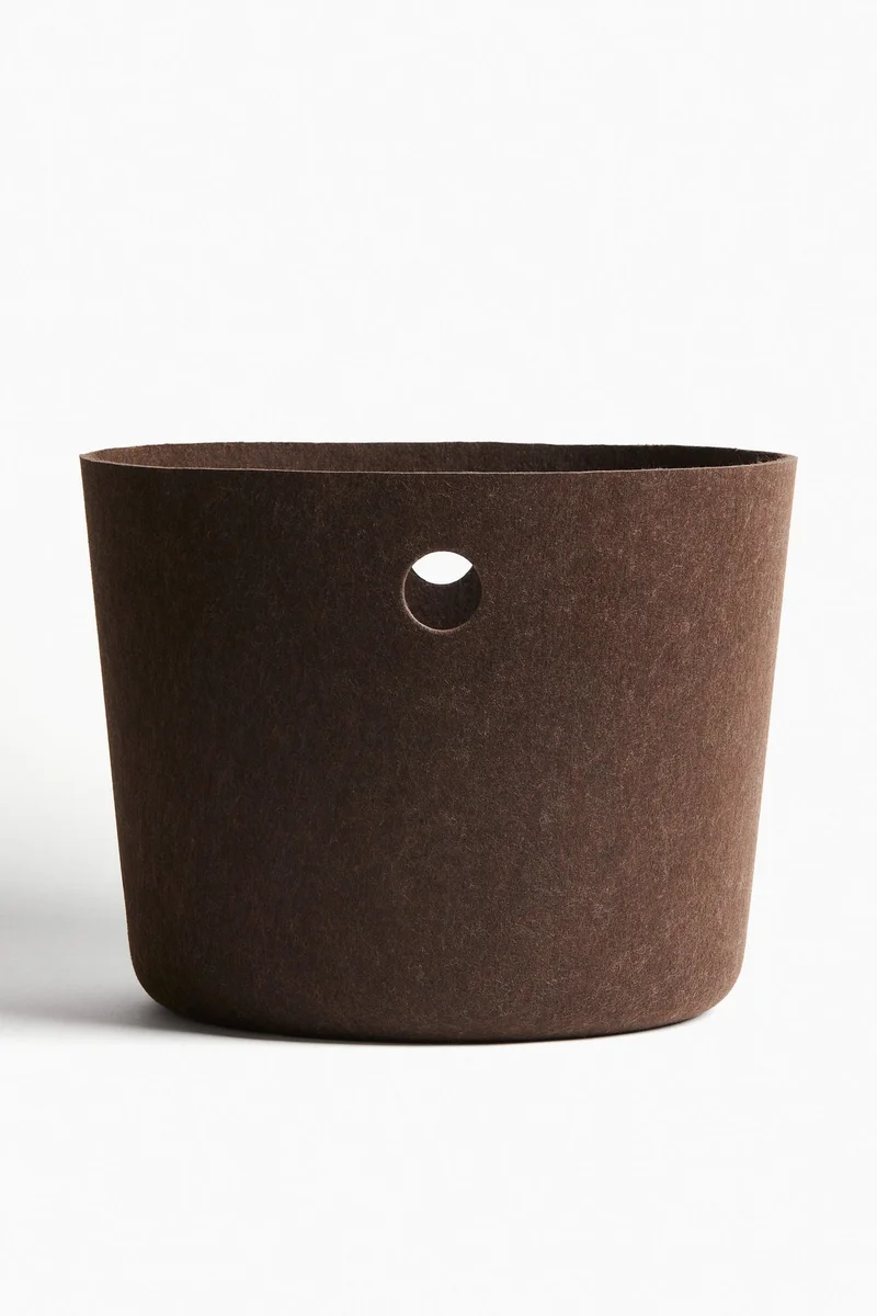 H&M Large felted storage basket