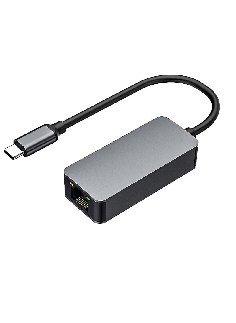Terabyte High-Speed USB C to 2.5G Ethernet Adapter | Type C to RJ45 Wired Network Converter | Compatible with MacBook, Surface Pro, iPad Pro 2024, Switch, PS5, XPS15/13, Huawei P60,  - Image 1