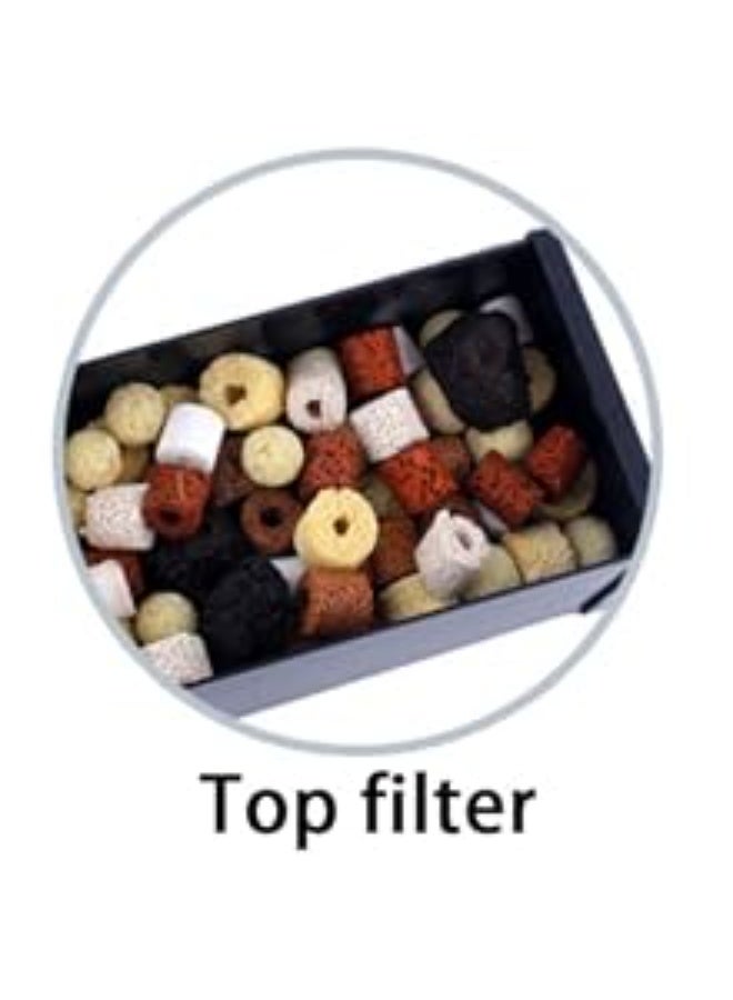 500 جرام من وسائط فلتر الأحواض المائية لإكسسوارات فلتر الحوض المائي، حلقات سيراميك، وسط فلتر بيولوجي، حلقات سيراميك، كرات بيولوجية، فلتر مسامي كيميائي حيوي - Image 1