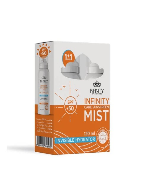 Infinity Care Sunscreen Mist SPF50 (2pecies)