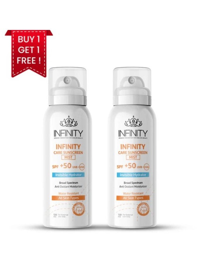 Infinity Care Sunscreen Mist SPF50 (2pecies)