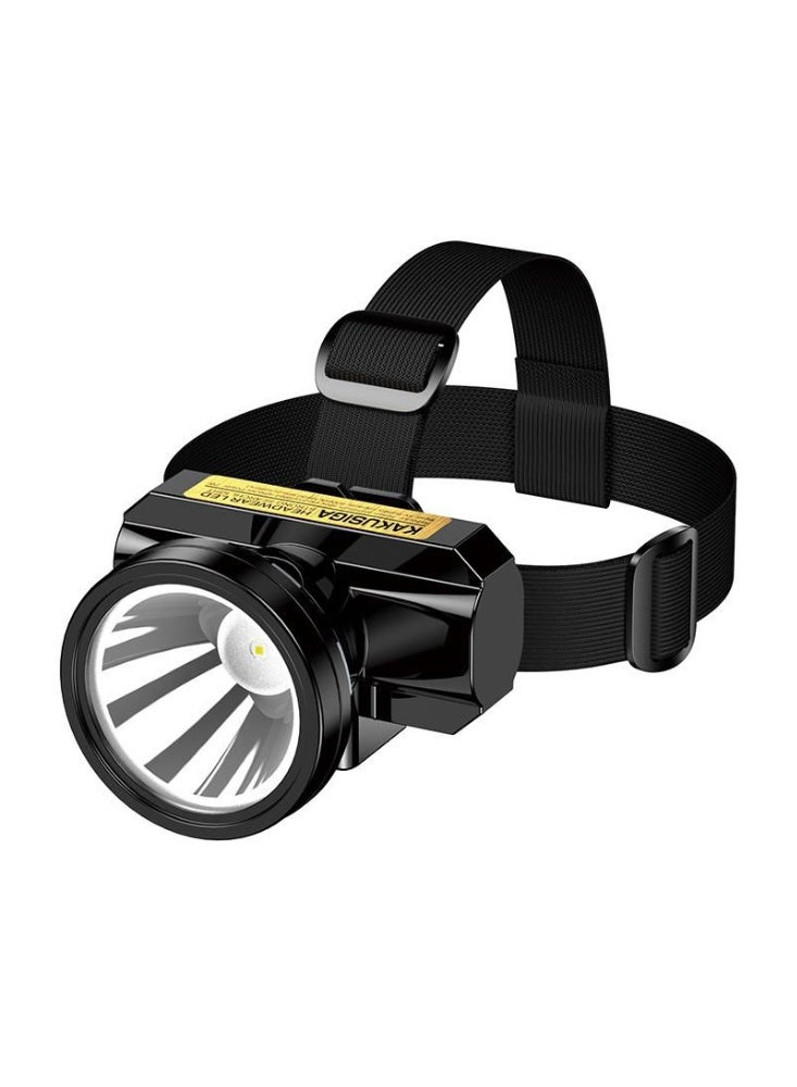 كاكوسيجا مصباح رأس LED قابل لإعادة الشحن من KAKUSIGA طراز KSC-1710، عالي الطاقة بقدرة 2 واط، مزود ببطارية 8000 مللي أمبير، شعاع تركيز بعيد المدى، مقاوم للماء، مثالي للتخييم والرحلات والاستخدام الخارجي - Image 1