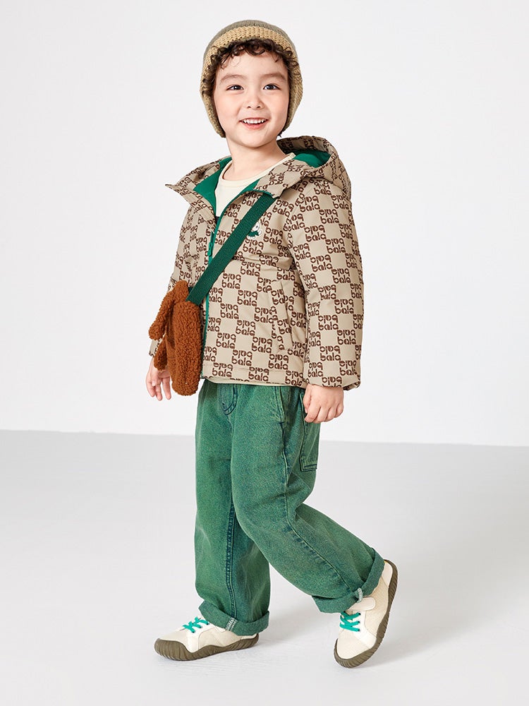 بالابالا جاكيت بافر منفوخ بطبعات للأولاد - Image 3