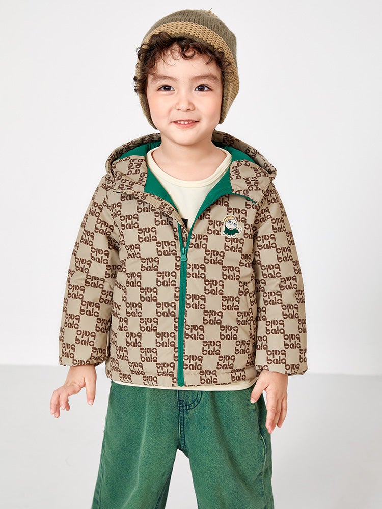 بالابالا جاكيت بافر منفوخ بطبعات للأولاد - Image 1