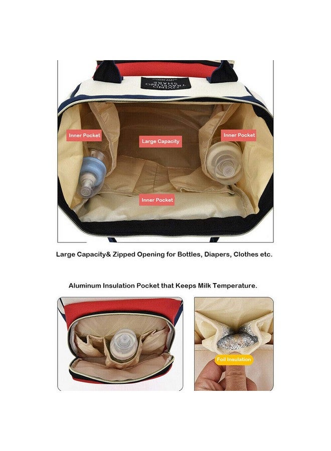 Magik Baby Bag Large Capacity Diaper Bag Multi-Function Waterproof Backpack Nappy (Blue) - Image 3