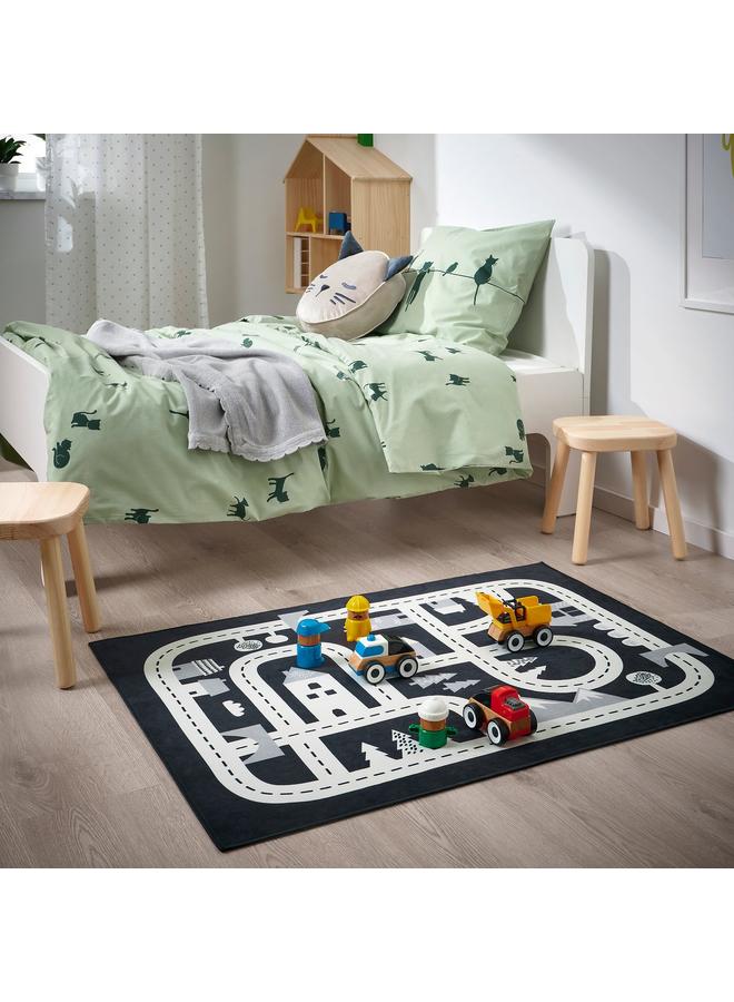 erorex Rug, dark grey, 74x100 cm - Image 2