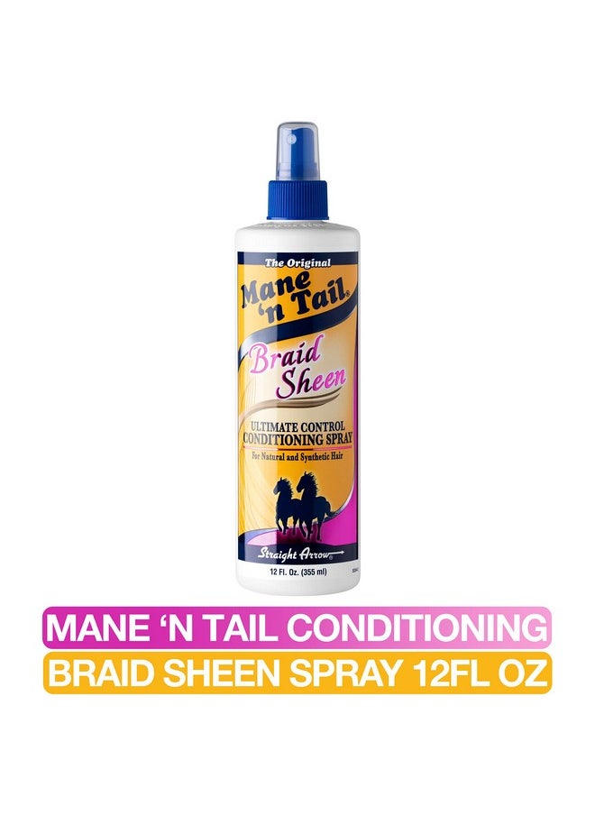 Mane 'n Tail Mane 'n Tail Braid Sheen Spray, 12 Oz, MNT543706  - Image 3