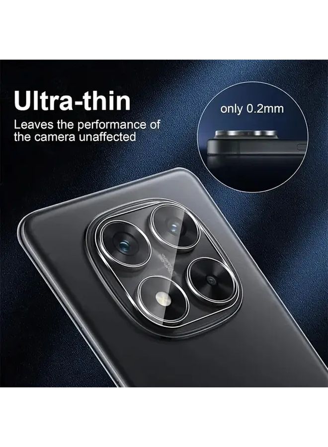 2pcs Tempered Glass Camera Lens Protectors Compatible Xiaomi 13T Pro HD Clear Waterproof - Image 5
