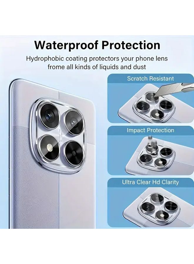 2pcs Tempered Glass Camera Lens Protectors Compatible Xiaomi 13T Pro HD Clear Waterproof - Image 2