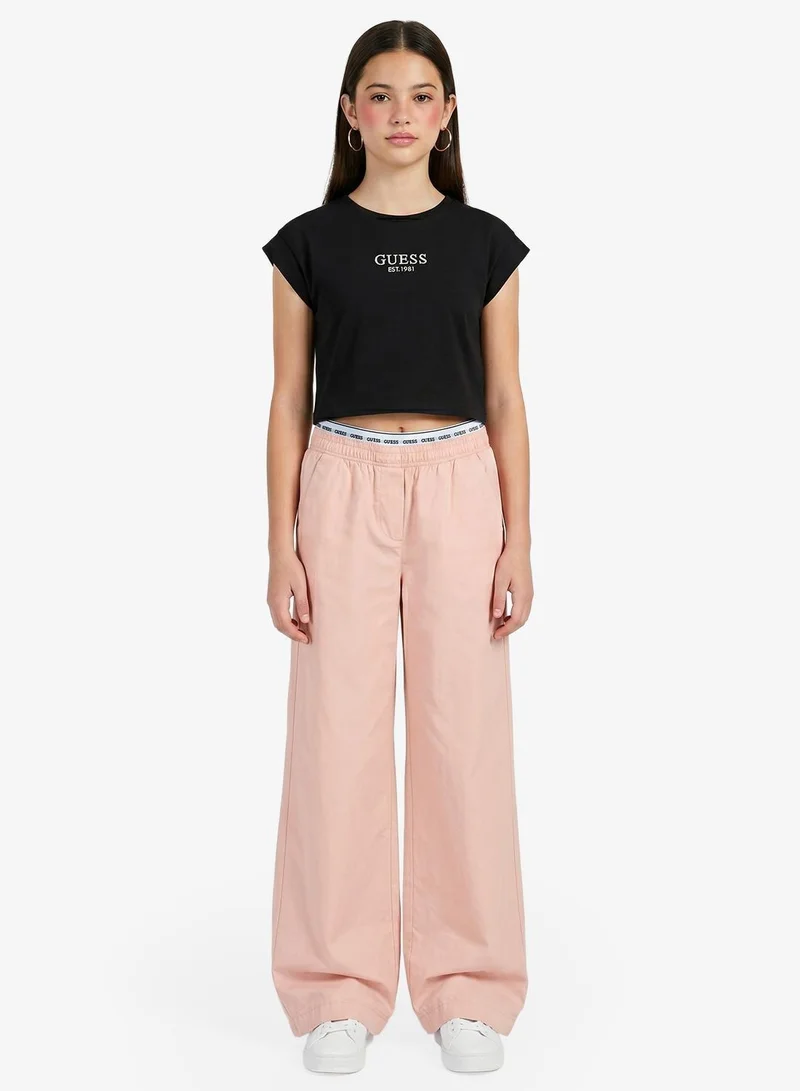GUESS Youth Poplin Culotte Trousers
