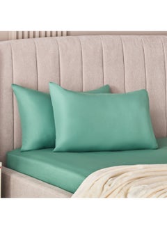 Derby 2-Piece Solid Microfiber Pillowcase Set 70 x 45 cm