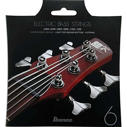 Ibanez Bass Guitar Strings Coated Nickel Wound .032-.130 6 String IEBS6C - Image 1