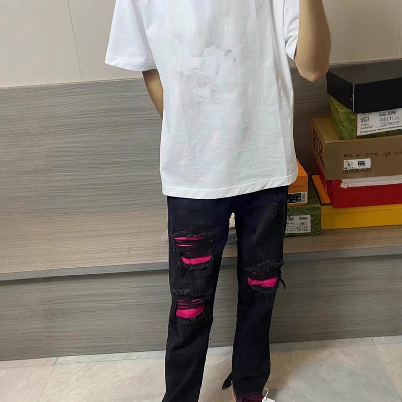 Unisex Classic Denim Jeans Loose Fit Daily Outdoor Wear - Image 5