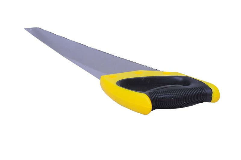 Jon Bhandari Tools Jon Bhandari Tools Powerful Hand Saw with Hardened Steel blades 450mm 18 inch Silver colour body For Professionals Craftsmen Pack of 1  - Image 2
