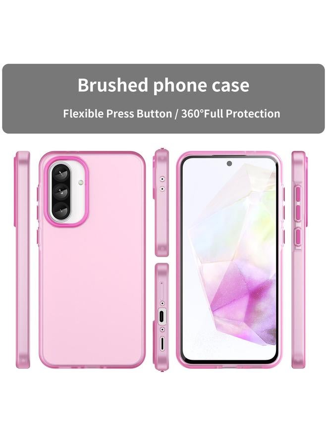 S-TOP Case For Samsung Galaxy A56 5G Frosted Translucent TPU Hybrid PC Full Coverage Phone Case - Image 2