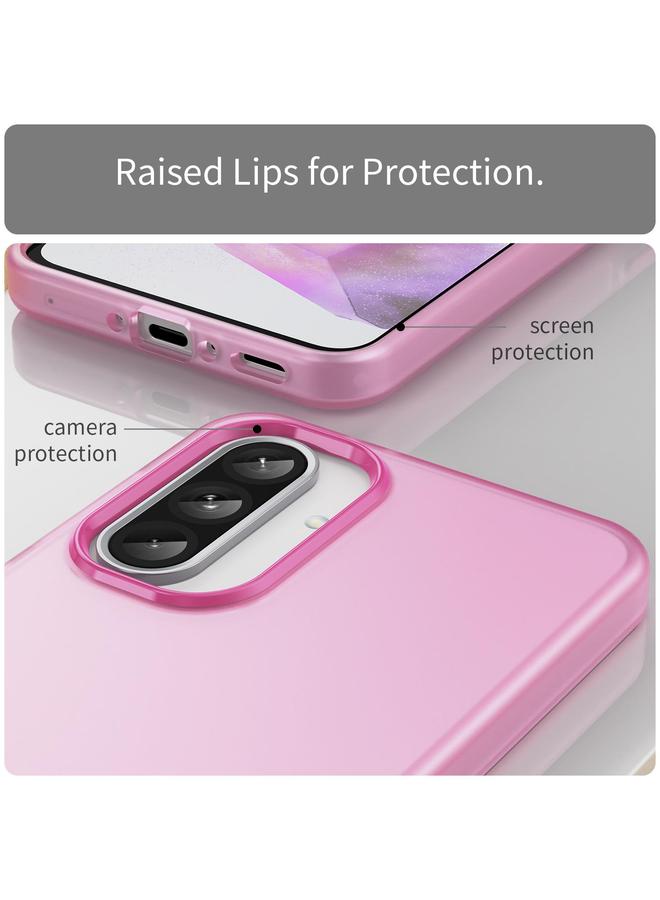 S-TOP Case For Samsung Galaxy A56 5G Frosted Translucent TPU Hybrid PC Full Coverage Phone Case - Image 5