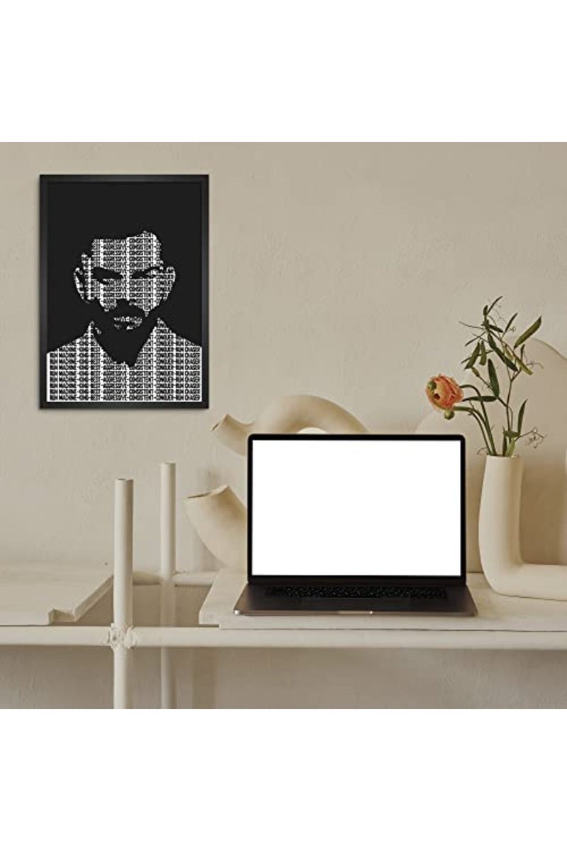 LAMRON Virat Kohli Framed Art Poster - Image 3