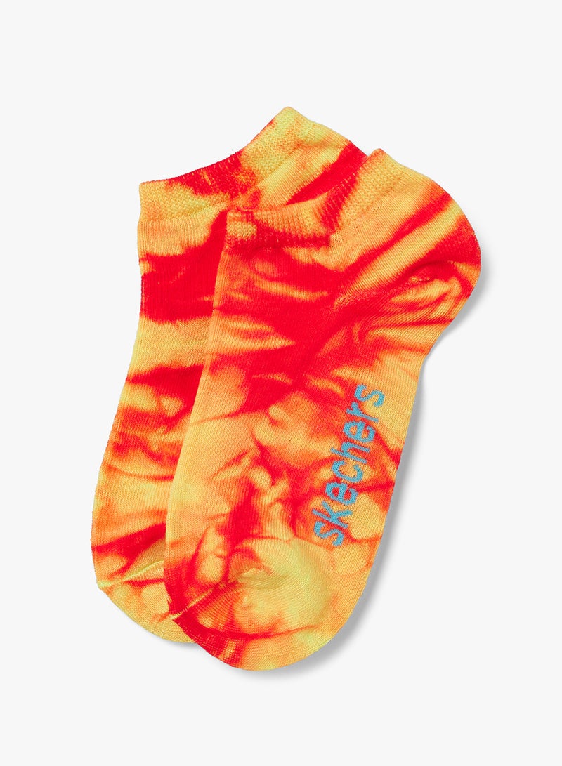 سكيتشرز جوارب قصيرة مطبوعة بألوان متدرجة بدون تيري  قطع - Image 3