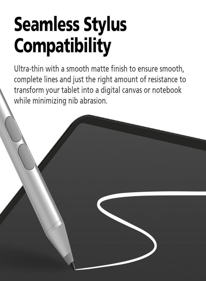 DIACUBE 2-Pack Anti Glare Screen Protector with Blue Light Filter For Samsung Galaxy Tab S9 / Tab S8 /Tab S7 11 inch, Anti-Glare Matte PET Film, Anti-Fingerprint, High Touch Sensitivity, Easy - Image 5