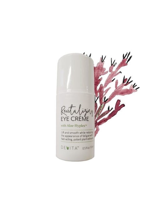 Revitalizing Eye Cream with AloeHyplex - 100% vegan eye serum with hyaluronic acid for dark circles, wrinkles or fine lines under and around eyes for men and women - 0.5 Fl.Oz