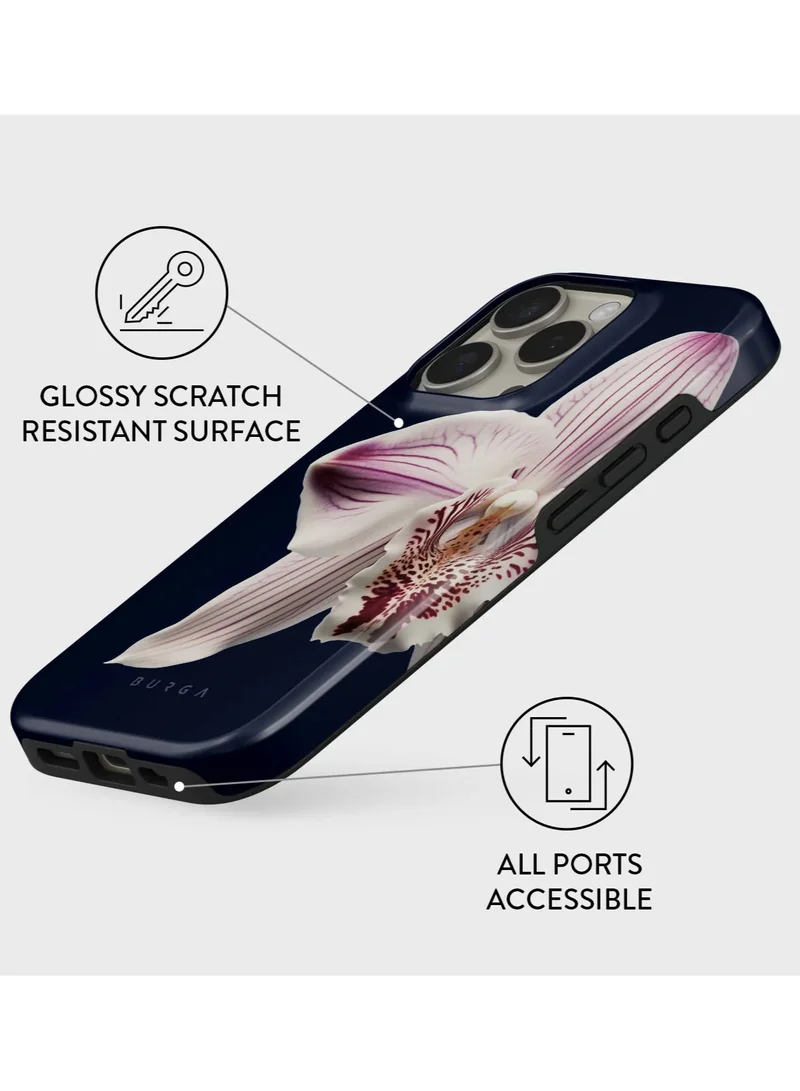 BURGA BURGA Phone Case Compatible with iPhone 16 Pro Max- Hybrid 2-Layer Hard Shell + Silicone Protective Case - Luxury Nectar - Scratch-Resistant Shockproof Cover