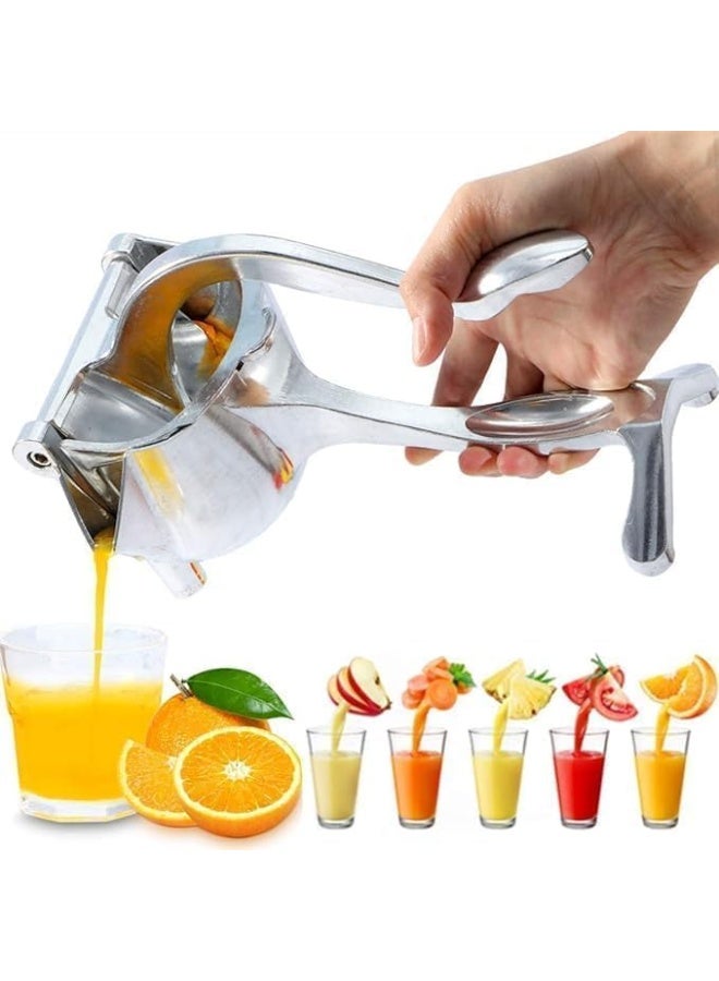 ELTRAZONE Manual Citrus Juicer with Durable Steel Handle, Hand Press Juice Extractor for Oranges, Lemons & Limes, Heavy Duty Citrus Squeezer for Fresh Juice, Ergonomic Grip, Easy to Clean - Image 1