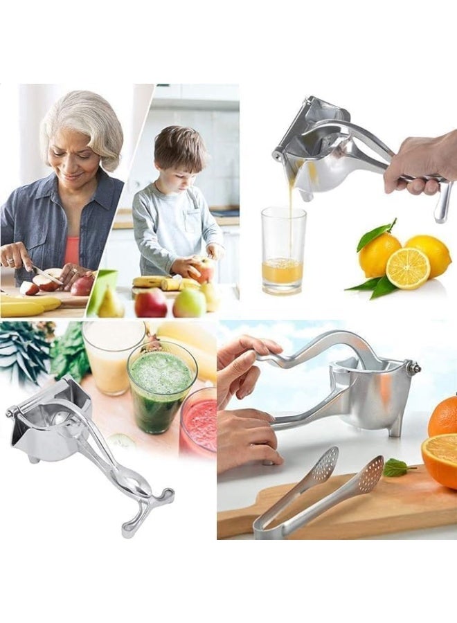 ELTRAZONE Manual Citrus Juicer with Durable Steel Handle, Hand Press Juice Extractor for Oranges, Lemons & Limes, Heavy Duty Citrus Squeezer for Fresh Juice, Ergonomic Grip, Easy to Clean - Image 5