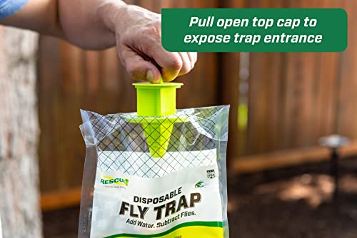 Rescue! Outdoor Disposable Hanging Fly Trap - 6 Traps - Image 3