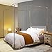 KingKara Stainless Steel Canopy Mosquito Netting Canopies FramePost Twin Full Queen King Size Twin XL - Image 2