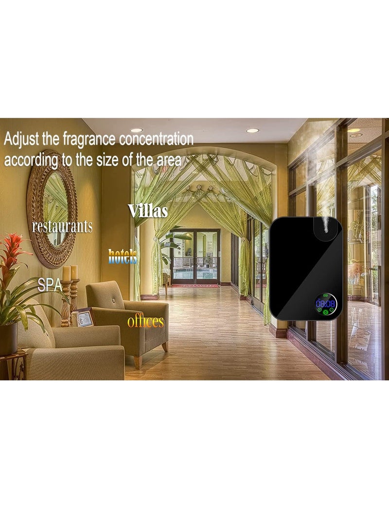 جهاز استنشاق الهواء، نظام تبخير احترافي للعطور، شاشة لمس LCD، موزع للعلاج بالروائح بدون ماء، يغطي مساحة تصل إلى 3000 قدم مربع، ضوضاء <35 ديسيبل، وضع توقيت الدورة - Image 4