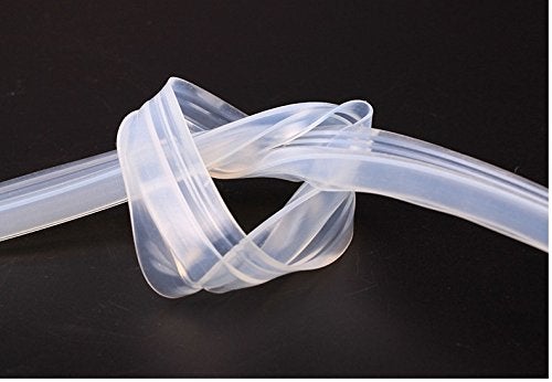 Slaige 10 Ft ( Feet ) Glass Shower Door Seal Strip, Frameless Weatherproof Shower Door Seal Strip Silicone Rubber Sweep for 1/4 inch Glass , Clear (1/4 inch(6mm), F-Type) - Image 4