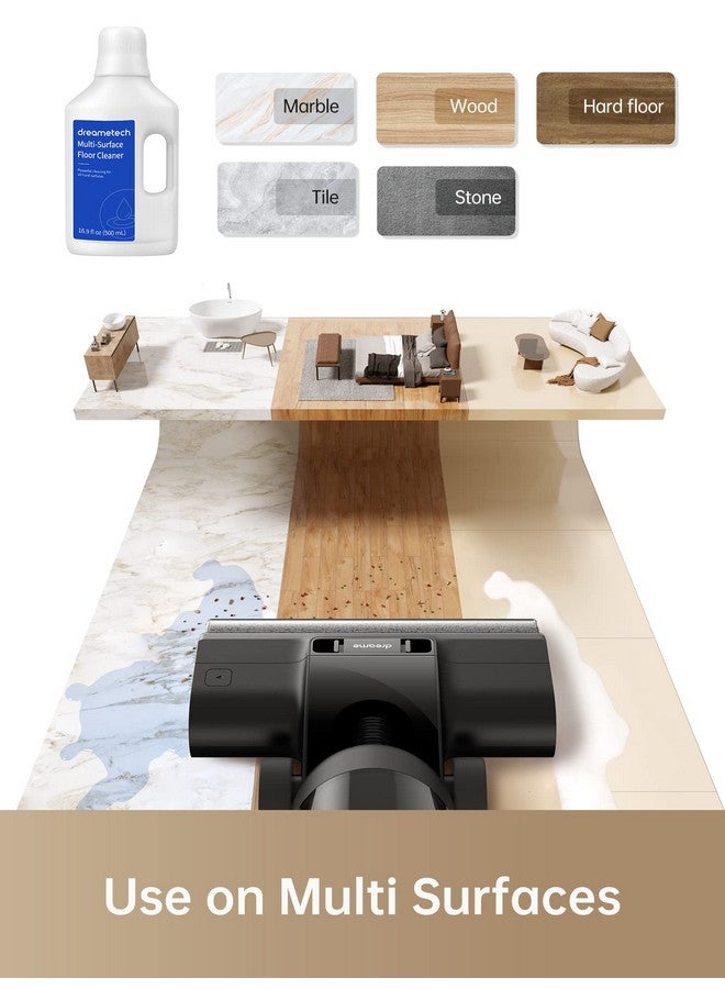 دريم محلول تنظيف دريم للمكنسة الكهربائية الرطبة والجافة H12 PRO وH13PRO وH12 وH12 Dual وH11 وH11 Max وM12 (16.9 أونصة) - Image 5