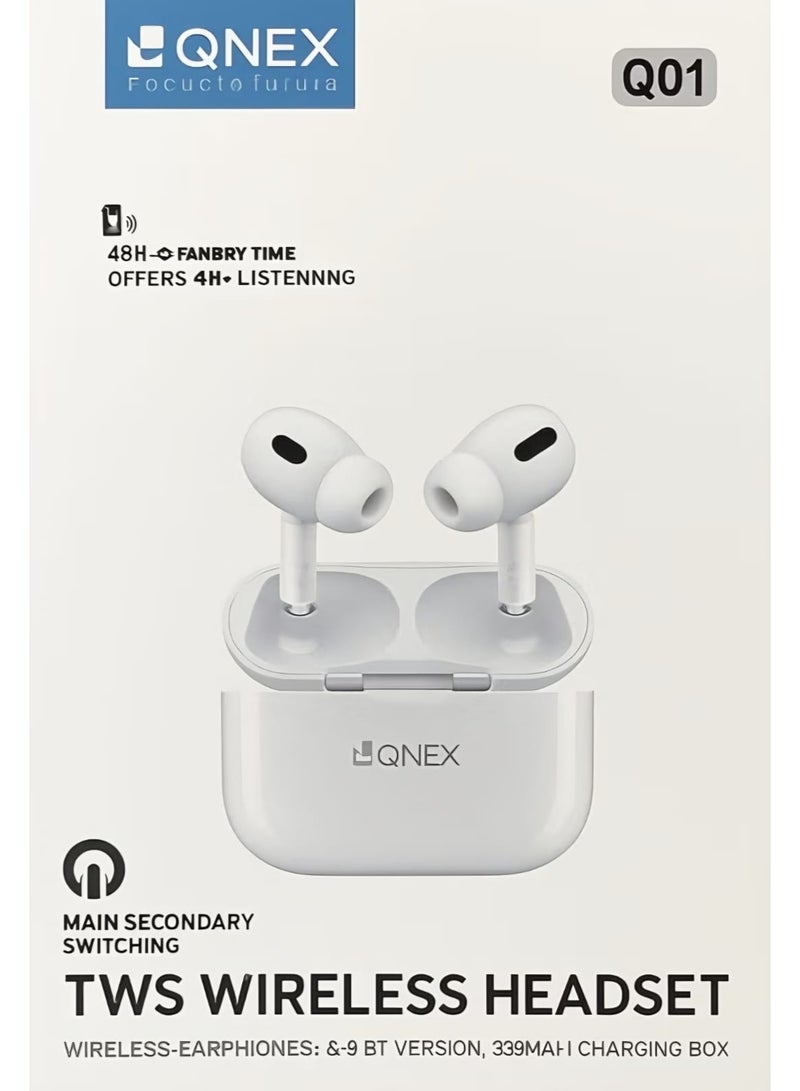 QNEX Smart earbuds with wireless charging case and pure Hi-Fi sound - Image 2